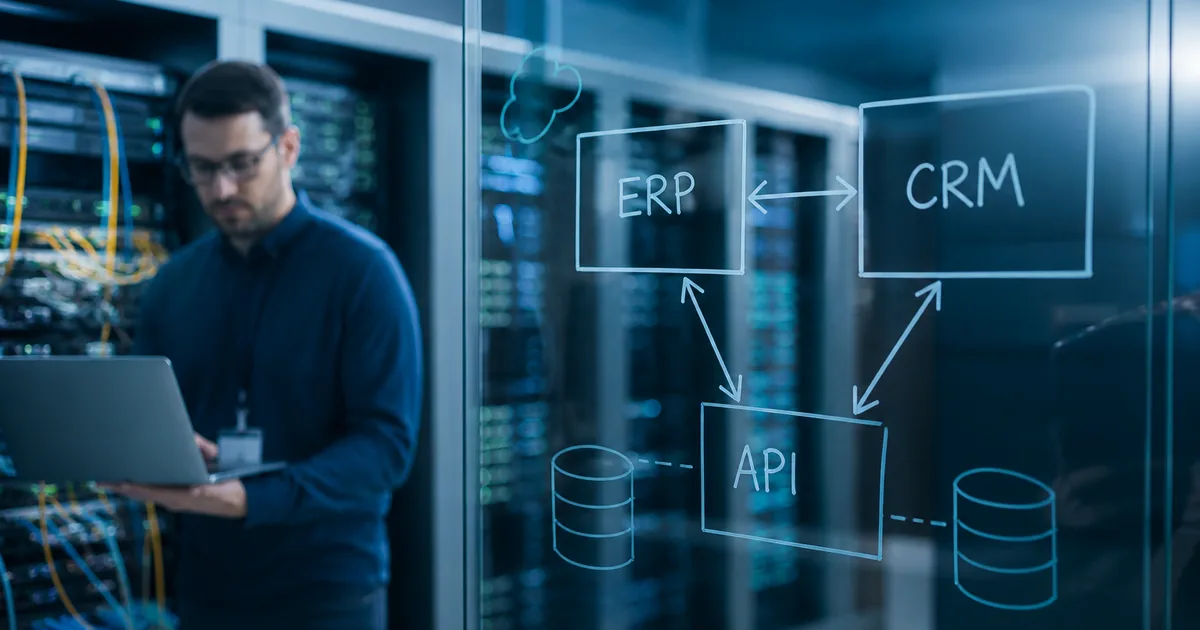 Enterprise ERP CRM API integration architecture