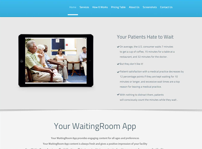 WAITING ROOM APP